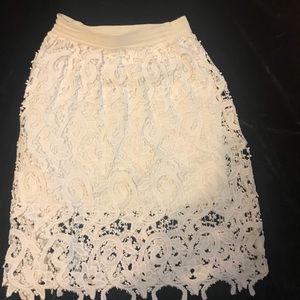 Ann Taylor lace skirt